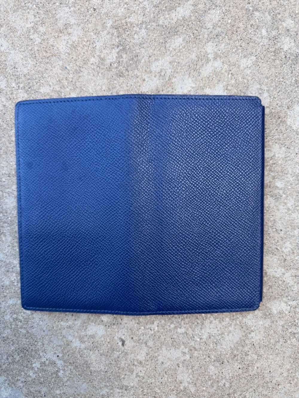 Hermes Bleu Indigo Calfskin Epsom SMART CLASSIC CASE